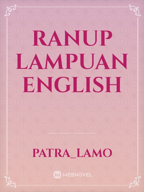 Ranup Lampuan English
