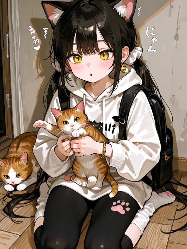 Reborn as the Cat-Obsessed Little Sister!
