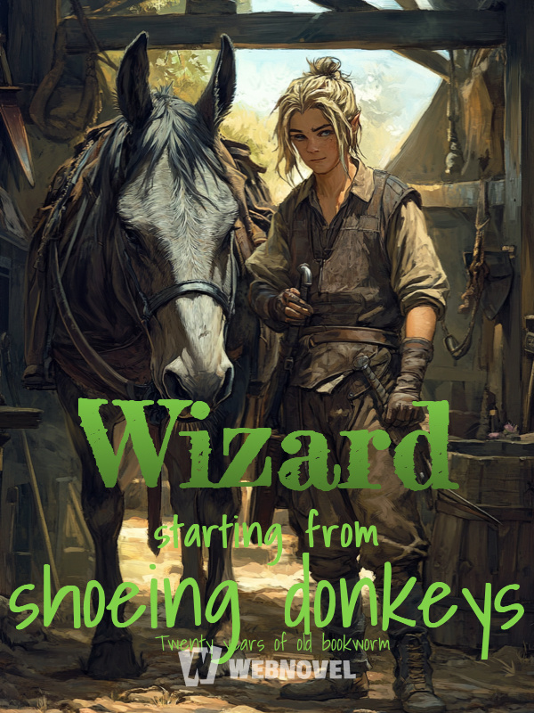 Wizard starting from shoeing donkeys